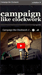 Mobile Screenshot of campaignlikeclockwork.com